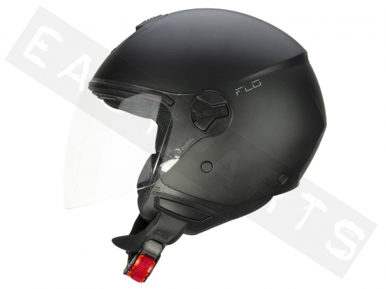 Helmet Demi Jet CGM 167A FLO MONO matt black (long visor)